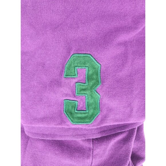 U.S Polo Assn. Men's Size XL Solid Pique Polo Shirt Purple Big Pony - Picture 9 of 14